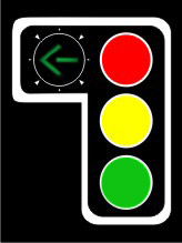 P1 and P2 safe road usage traffic lights